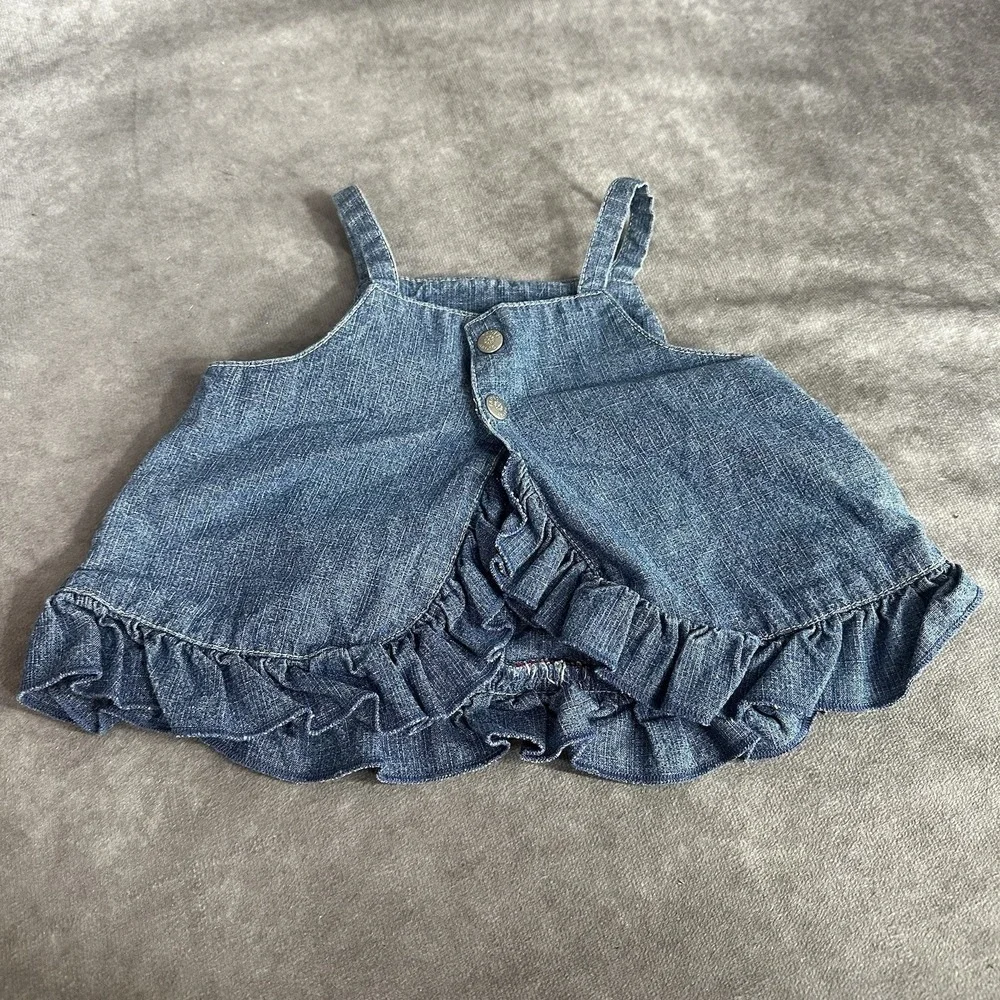 Vintage Y2K 3-6 Month Baby‎ Strawberry Tank Faded Glory Baby 100% Cotton